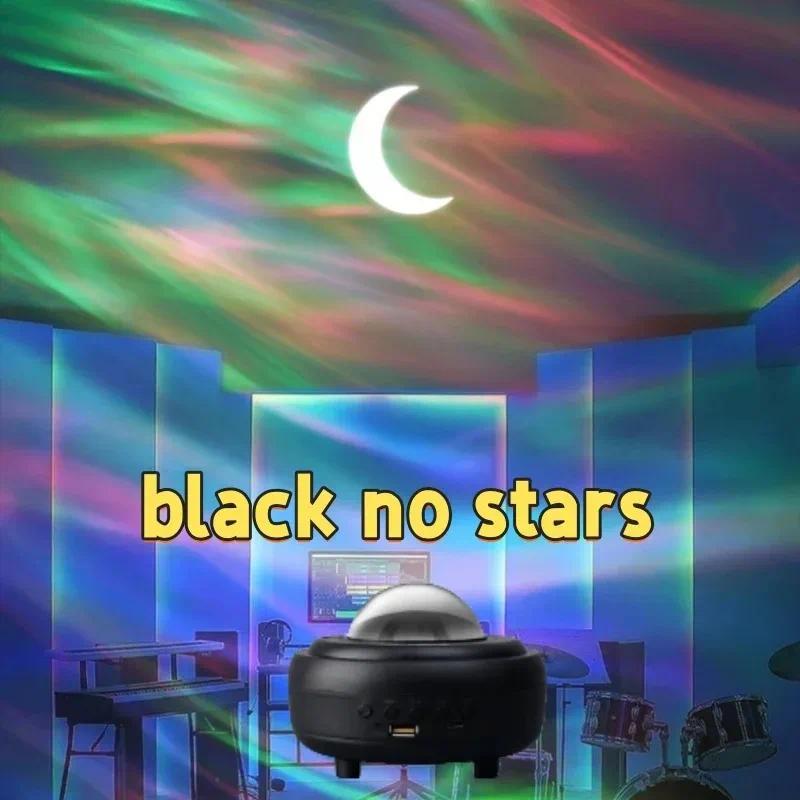 UFO Spaceship Projection Starry Sky Lamp with Bluetooth Speaker LED Lights Bedroom RGB Aurora Moon Lamp for Room Decor Christmas Kids Gift Dual Control Options USB Drive Compatible