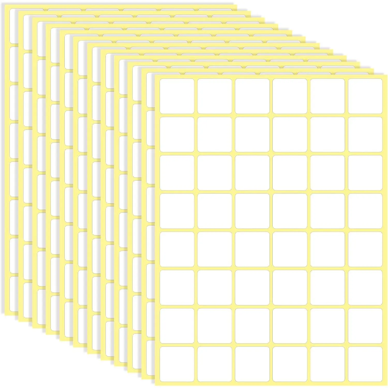2940 count Matte Small White Labels Stickers Blank Labels Removable Price Tags Labels Stickers for Jars Boxes File Folders Envelopes School Office Kitchen (13 X 9 mm)