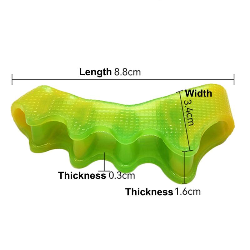 Toe Separators/Toe Spacers - For Men and Women - Correcting Bunions and Restoring Toes to Their Original Shape Suitable for Barefoot and Minimalists