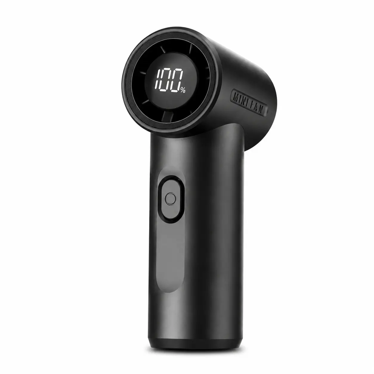 Portable LED Display 100-Speed Adjustable Mini Fan, Summer Travel Essentials & Outdoor Activities Cool Fan, Low Noise Ultra-Long Battery Life