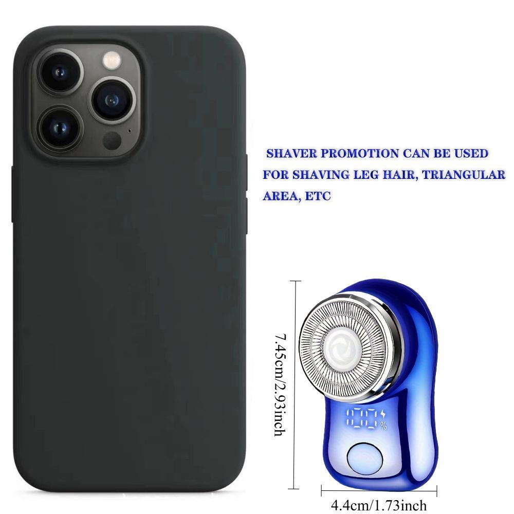 Portable Mini USB Rechargeable Shaver, Electric Beard Shaver for Men, Wet & Dry Cordless Waterproof Razor for Home, Office, Car and Business Travel Portable Mini USB Rechargeable Shaver, Electric Beard Shaver for Men, Wet & Dry Cordless Waterproof Razor for Home, Office, Car and Business Travel