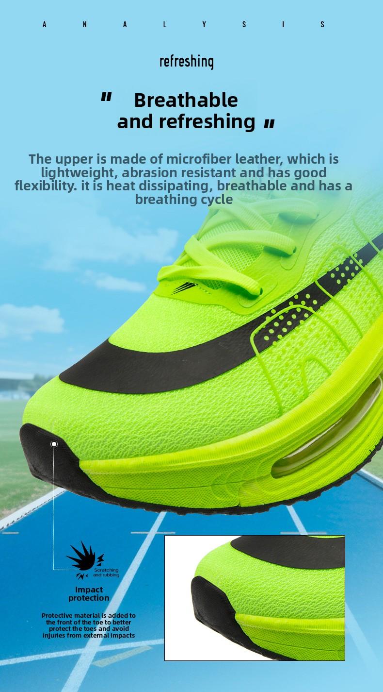 New Air Cushion Couple Running Shoes for Men Women Gore-Tex Technology Comfortable Stylish Design Neon Yellow & Black Shoes with Air Cushion Technology for Daily Wear or Light Activities air cushion sole New Air Cushion Couple Running Shoes for Men Women Gore-Tex Technology Comfortable Stylish Design Neon Yellow & Black Shoes with Air Cushion Technology for Daily Wear or Light Activities air cushion sole