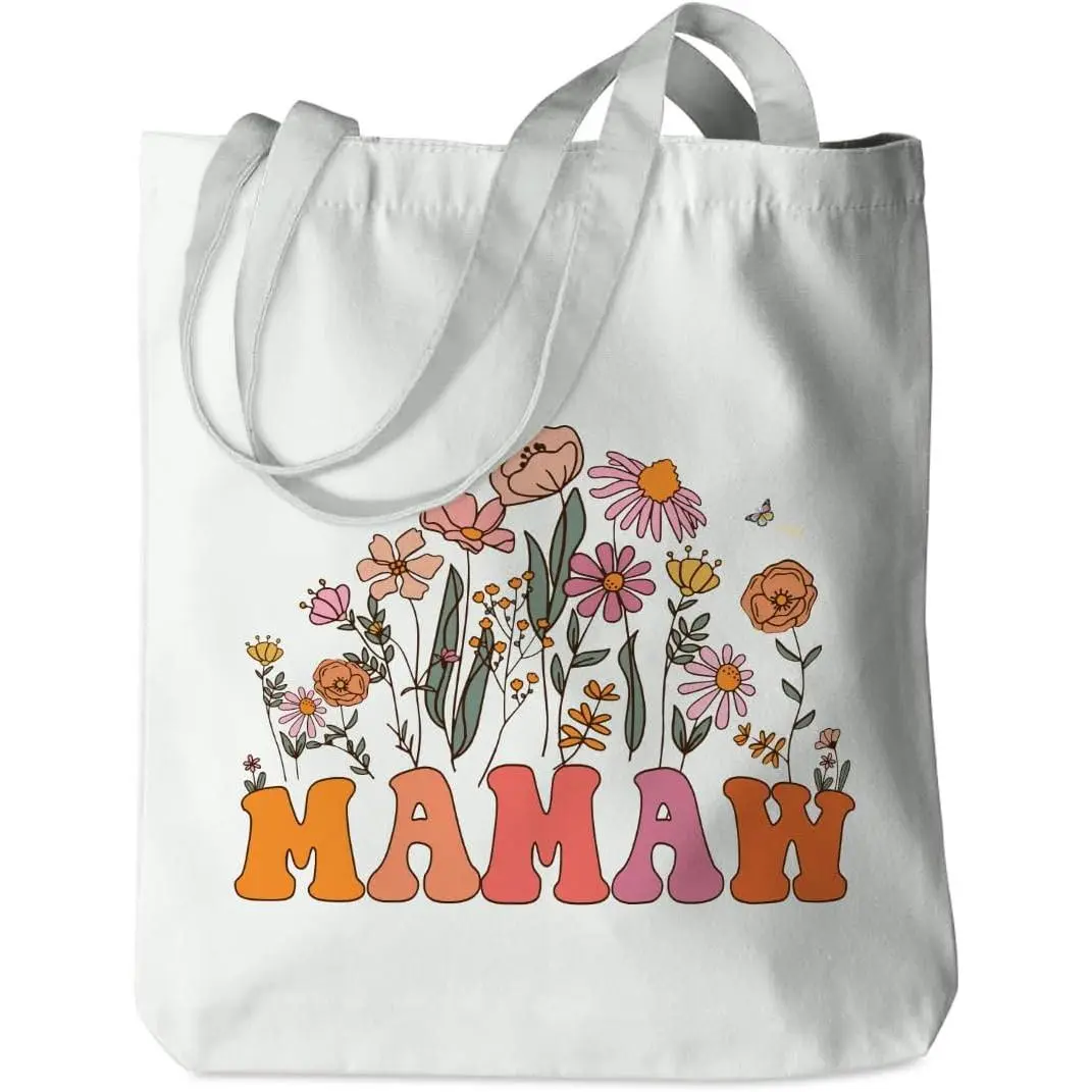 Grandma Gifts Tote Bag Birthday  Day  Gifts for Women Mama Nana Mimi  Bag  Grocery Bags