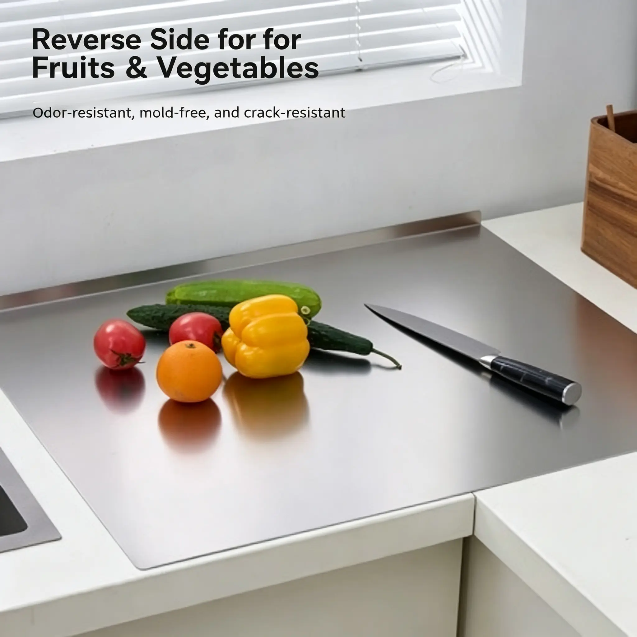 Stainless Steel Cutting Board Baking Kneading Pad Rolling Panel Panel Kitchen and Panel Household Antibacterial