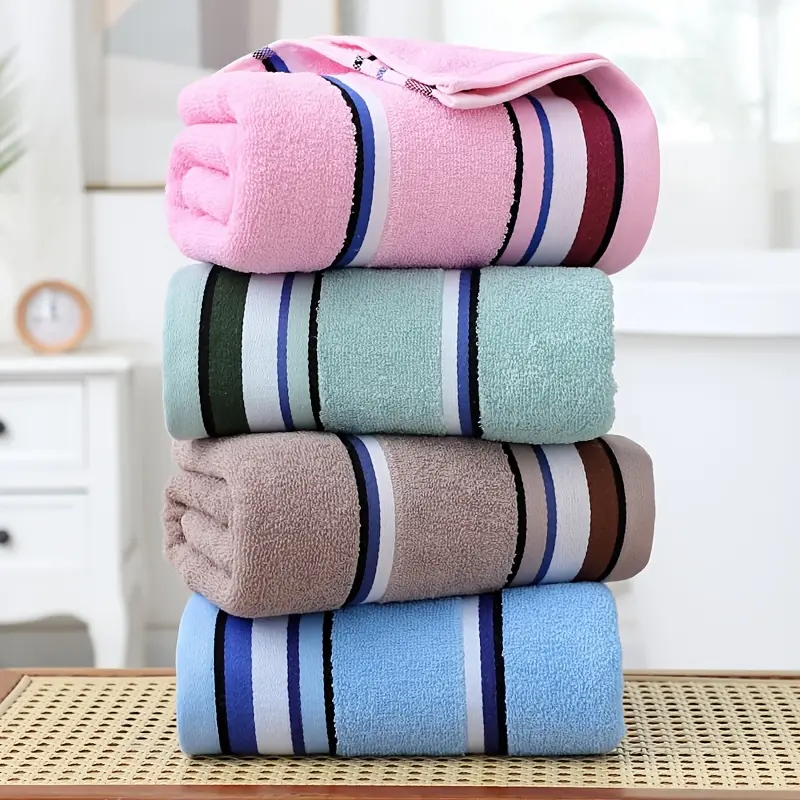 1 piece of 100% cotton bath towel, 70*140cm/27.6*55.1in, Christmas and Valentine's Day gift, suitable for giving to family or friends, essential for home bathrooms or travel, ultra-soft and skin-friendly bath towel, absorbent and quick-drying b,disposable