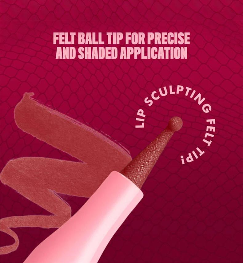 Waterproof Lip Liner Stain Long Lasting Smudgeproof Nude Lip Pencil Precise Contour All Day Wear Transfer Proof Beige Tan