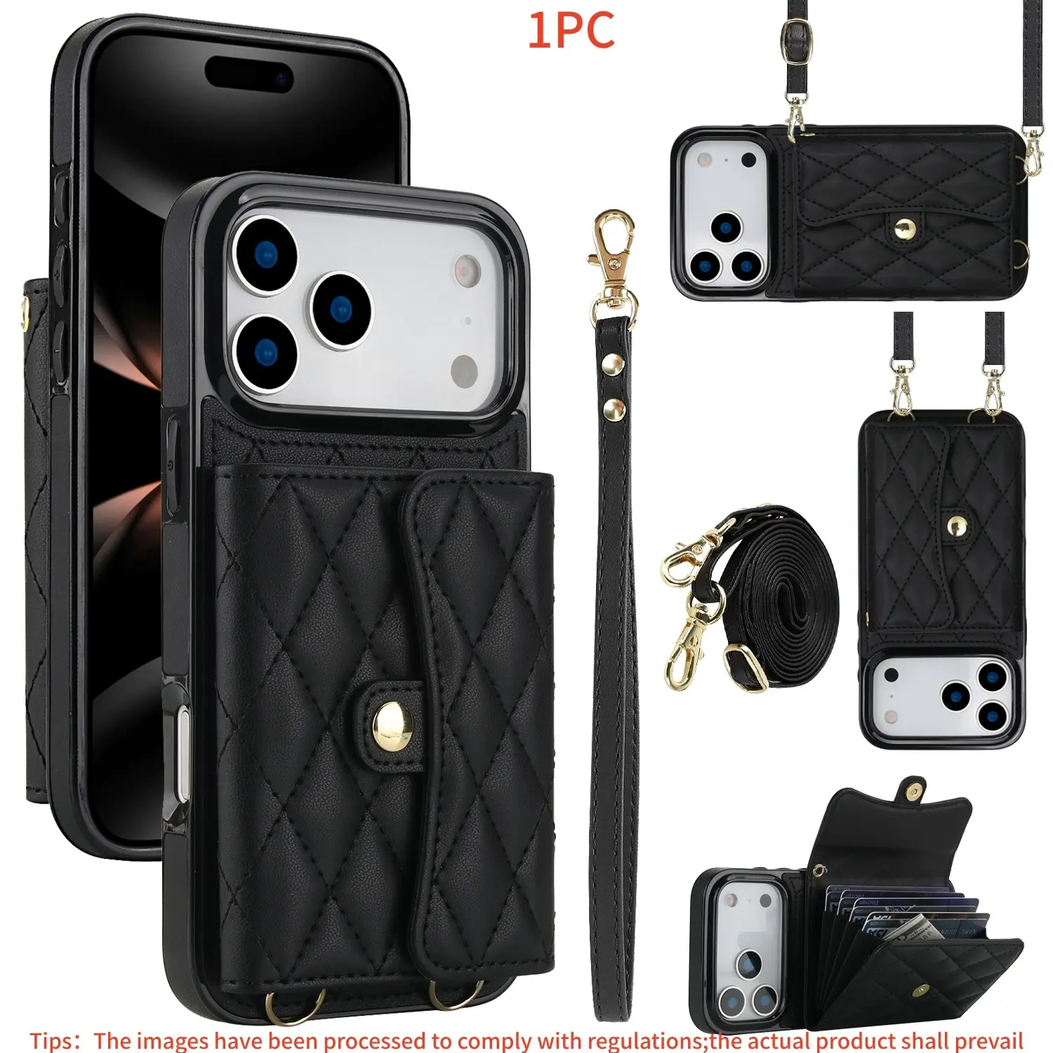 Luxury Plaid Stitched Artificial Leather Crossbody Bag, Crossbody Phone Pouch, Card Slot Wallet, Perfect for Vacation, Compatible with iPhone 17-11 Pro Max