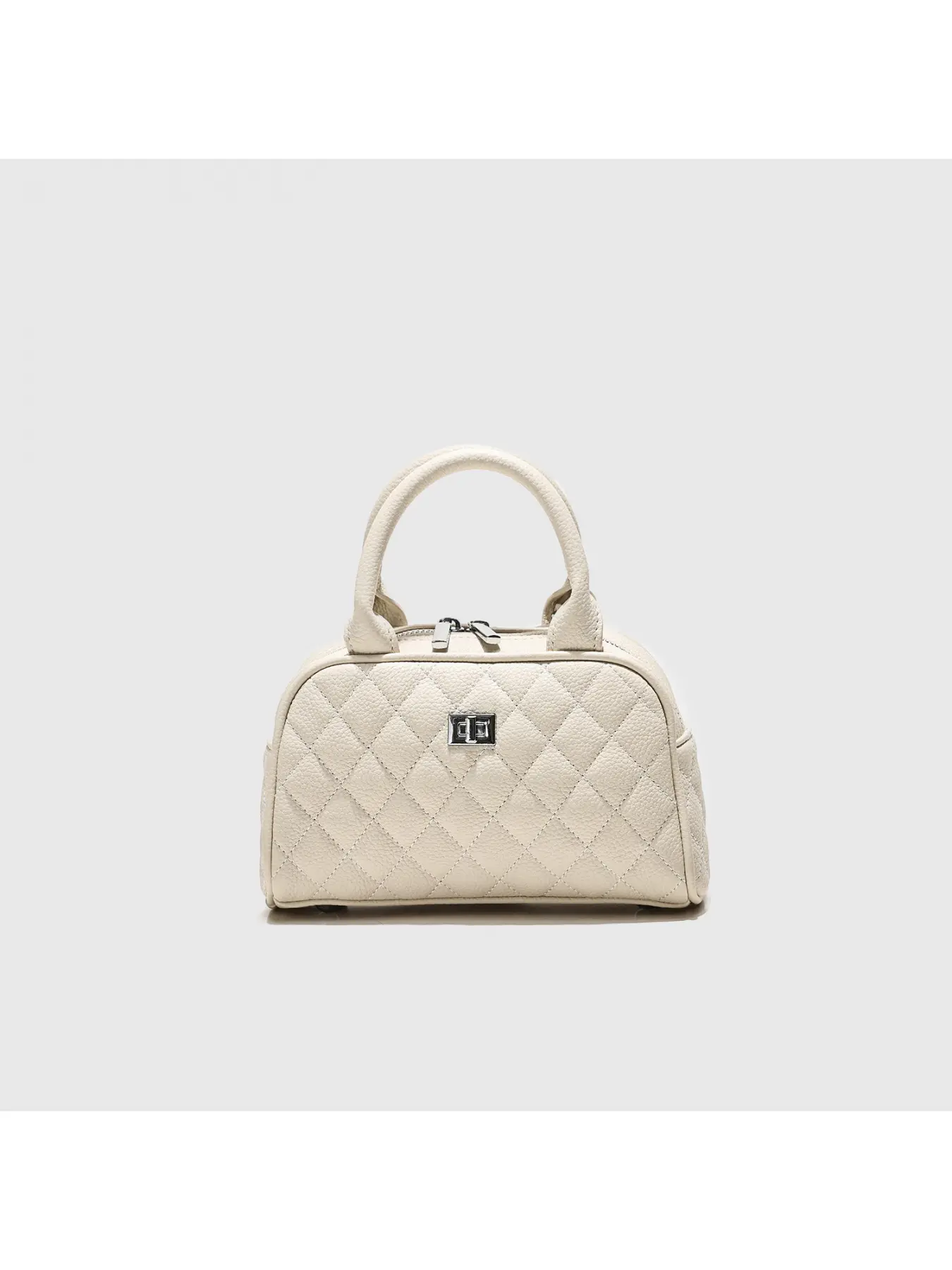 Korean Style Unique Rhombus Chain Handbag, Women's Summer New Fashion Shoulder Crossbody Bag, Stylish Bowling Ball Bag for Ladies