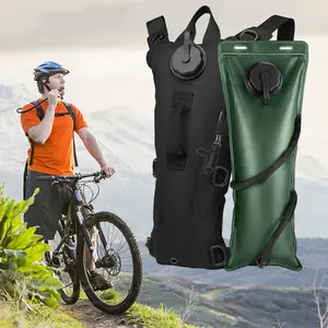 Tactical Water Hydration Pack Military 3L Water Bladder Carrier Backpack Leakproof Lightweight Stain-Resistant Multi-Color Water Bladder for Hiking, Running summerwins
