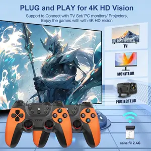 2026 Upgraded Retro Game Console, Super Console X2 Pro Nostalgic Game Stick, Compatible with 9 Classic Emulators, 1200+ Games Plug and Play, Dual 2.4G Wireless Controllers Handheld Game Stick, Premium Gift, Ideal Choice for Entertainment