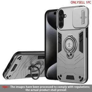 Anti-Drop Shockproof Phone Case with Ring Stand, Compatible with Samsung Galaxy A56 A55 A35 A36, Protective Cover for Smartphone