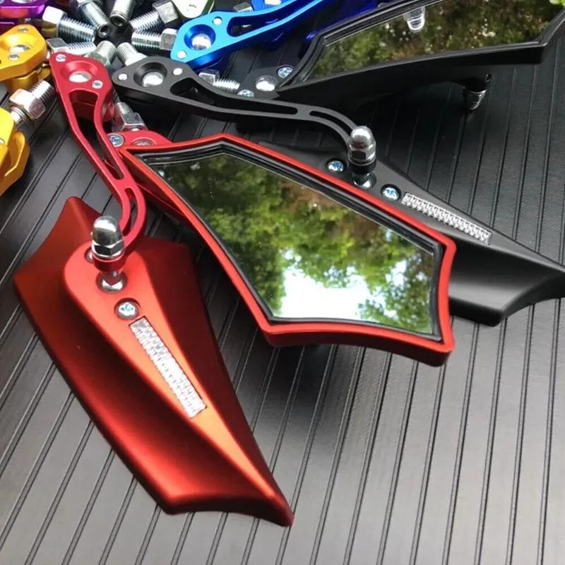 2pcs Universal 8mm 10mm Motorcycle Rearview Mirrors MTB Road Bicycle Side Mirror