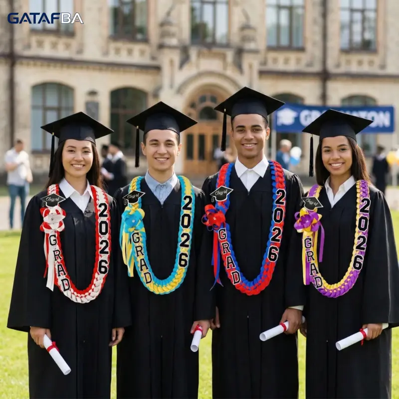 2026 Graduation Leis for Him Her, Hand Woven Blue Braided Ribbon Lei With GRAD Letters And Cap Charm, Adjustable Graduation Money Lei Equipped With Safety Pins, Premium Grad Party Favors Decor For Class of 2026 Graduation Ceremony Celebration Gifts 2026 Graduation Leis for Him Her, Hand Woven Blue Braided Ribbon Lei With GRAD Letters And Cap Charm, Adjustable Graduation Money Lei Equipped With Safety Pins, Premium Grad Party Favors Decor For Class of 2026 Graduation Ceremony Celebration Gifts