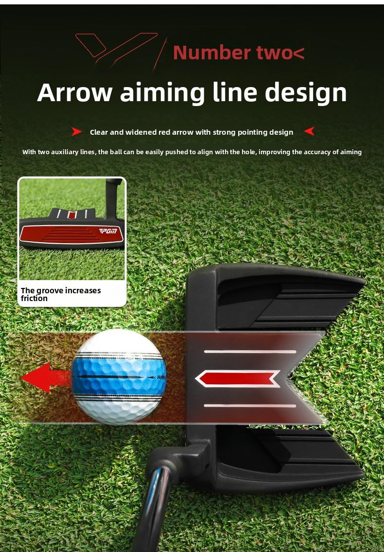 Men's Golf Putter - Featuring Arrow Alignment Line, Stable Low Center of Gravity, and High Forgiveness (Single Putter)