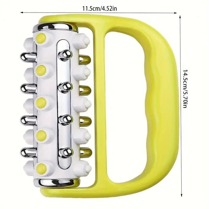 [Deep Tissue Roller] 1pc Deep Tissue Massage Roller | Release And Fat Cell Massage, Lymphatic Drainage Massager, Handheld Body Massage Tool for Legs, Shoulders, And Back, Body Care