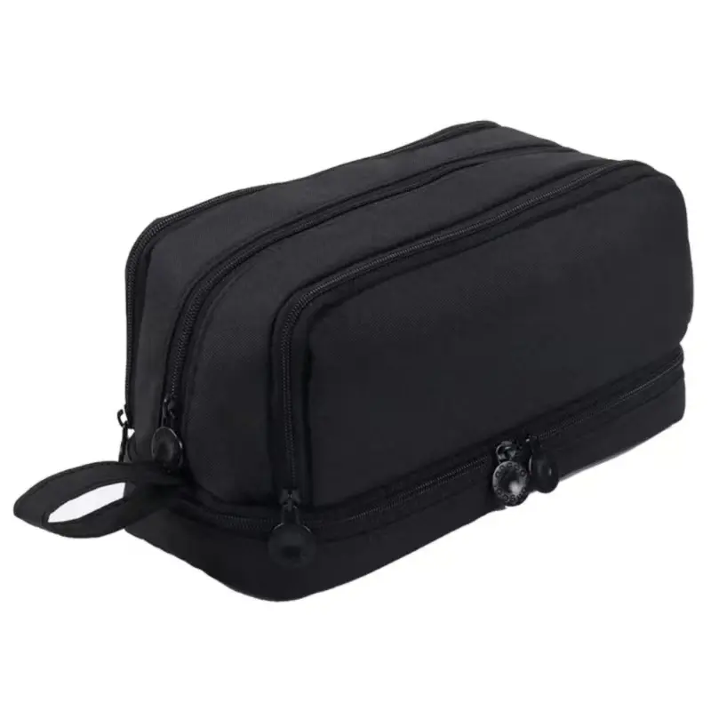 Large-Capacity Multi-Layered Stationery Storage Bag, Durable Oxford Cloth Pencil Case for Students & School Supplies, Back-To-School Gift
