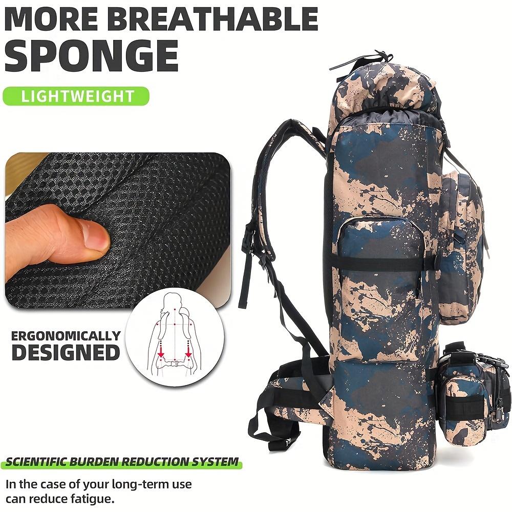 100L Camping Hiking Backpack Molle Rucksack Camping Backpacking Daypack