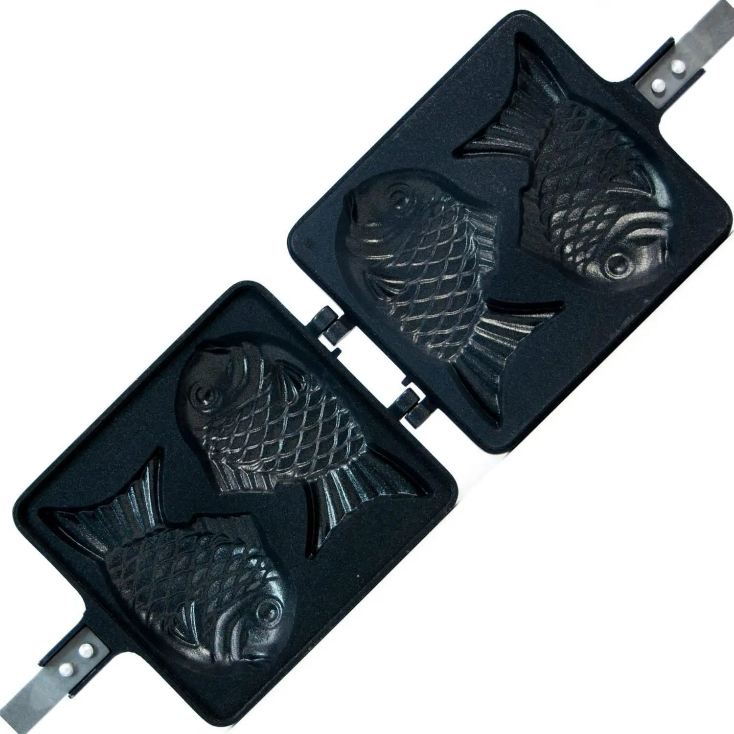 COOKKING Japanese Fish-Shaped Taiyaki Pancake Double Pan, Made in Korea