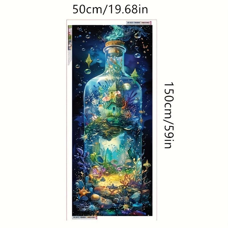 Sea World Pattern DIY Diamond Arts Colorful Painting Kit without Frame, DIY 5D Diamond Arts Colorful Painting Kit, Wall Art Decor for Home Living Room Bedroom, Sea Life