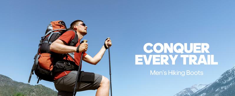 NORTIV 8 [HydroTrek] Men's High-Top Waterproof Lightweight and Breathable Trekking Boots Outdoor Shoes Hiking Sneakers