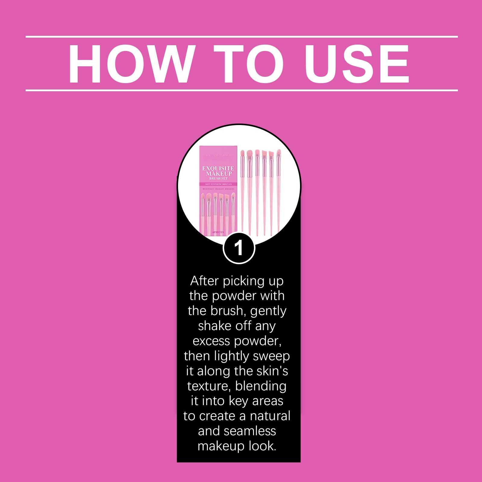 Makeup Brush Set Natural And Smooth Makeup Application, Eyebrow Brush, Foundation Brush, Portable Daily Makeup Tools