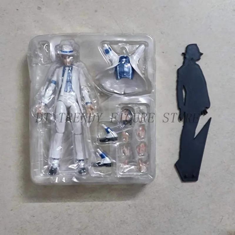 14cm SHF Michael Jackson Action Figure Smooth Criminal Moonwalk PVC MovableMichael Jackson Collection Model Ornament Toys Gifts