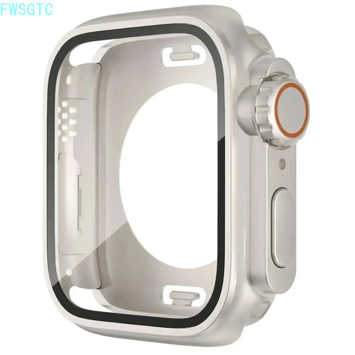2026 New Arrival Full Coverage Waterproof iWatch Protective Case, Dustproof Scratch Resistant Durable Cover Fit 40/41/44/45mm, Practical Daily Wearable Accessory (Watch Not Included)