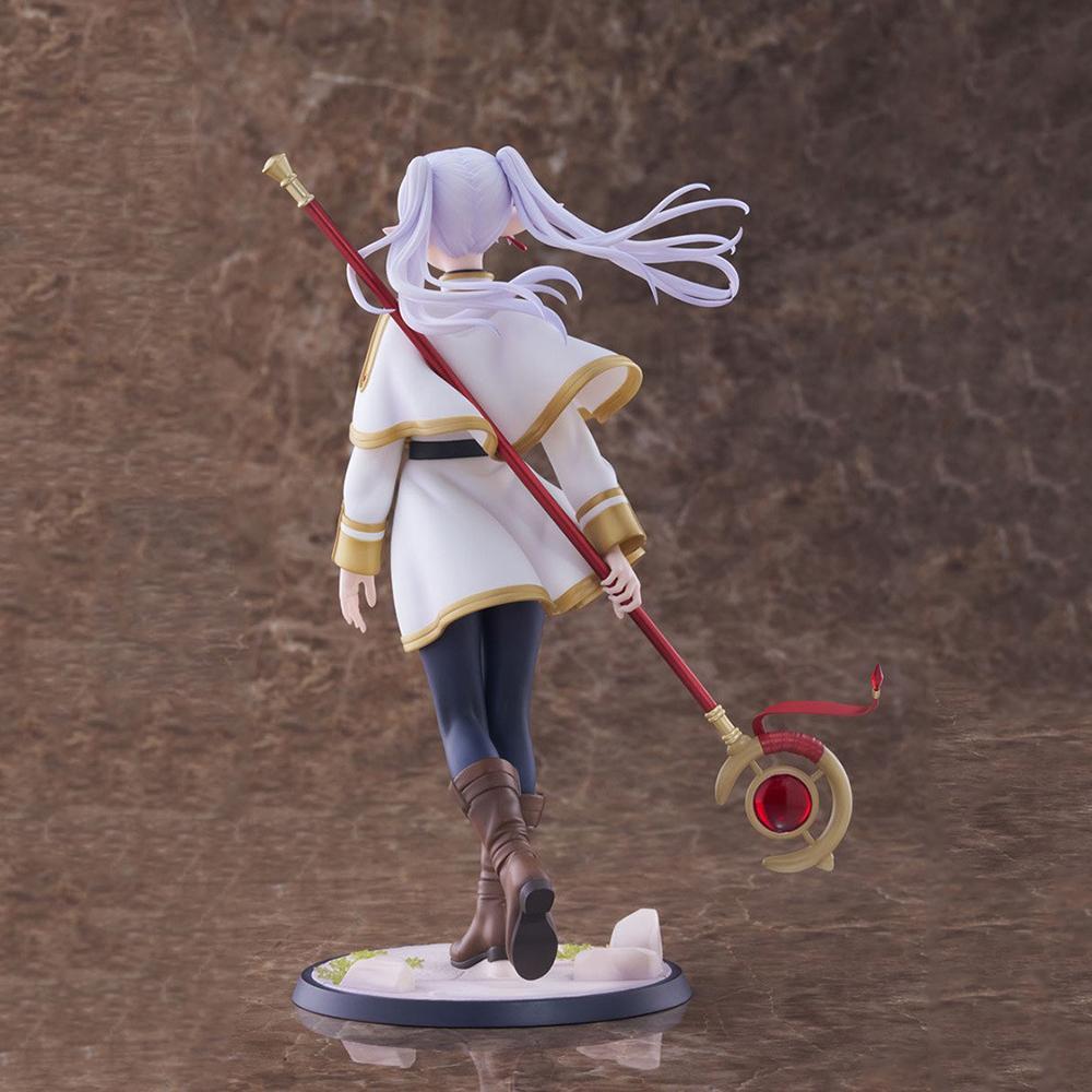 Anime Frieren Figurine Frieren Action Figure with Acrylic Display Case Desktop Decorate statue Anime Gifts