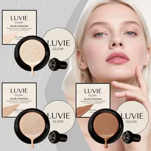 Brightening Breathable Concealer Foundation Balm, Natural Flawless Coverage Long-Lasting Hydrating Moisturizing Glossy Smooth Fresh Radiant Water Glow Makeup