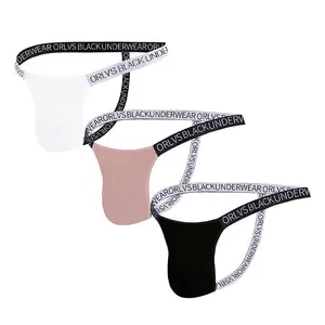 Sissy Bikini Mens Jockstrap Men Thong Sexy Gay Man's Underwear Men's Thongs Modal Penis Pouch Low Waist G-strings Lingerie