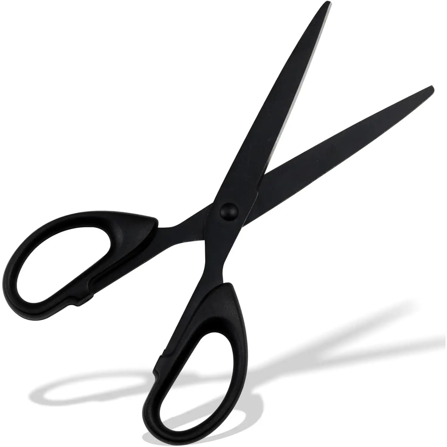 Black -Purpose Office  –  Stainless Steel  Shears with Straight ABS Handle for , School & Craft Use