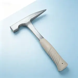 Geological Rock Pick Hammer with Pointed Tip, 22-Ounce All Steel Construction, 11-Inch Overall Length| Essential for Rock Hounding, Prospecting, Mining, Fossil Dig, Masonry Work| Durable & Long-Lasting| Reusable for Multiple Excavation Tasks