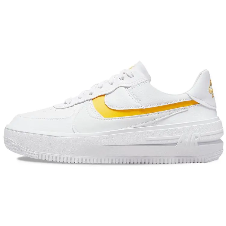 Nike Wmns Air Force 1 PLT.AF.ORM 'White Yellow Ochre' DJ9946-102
