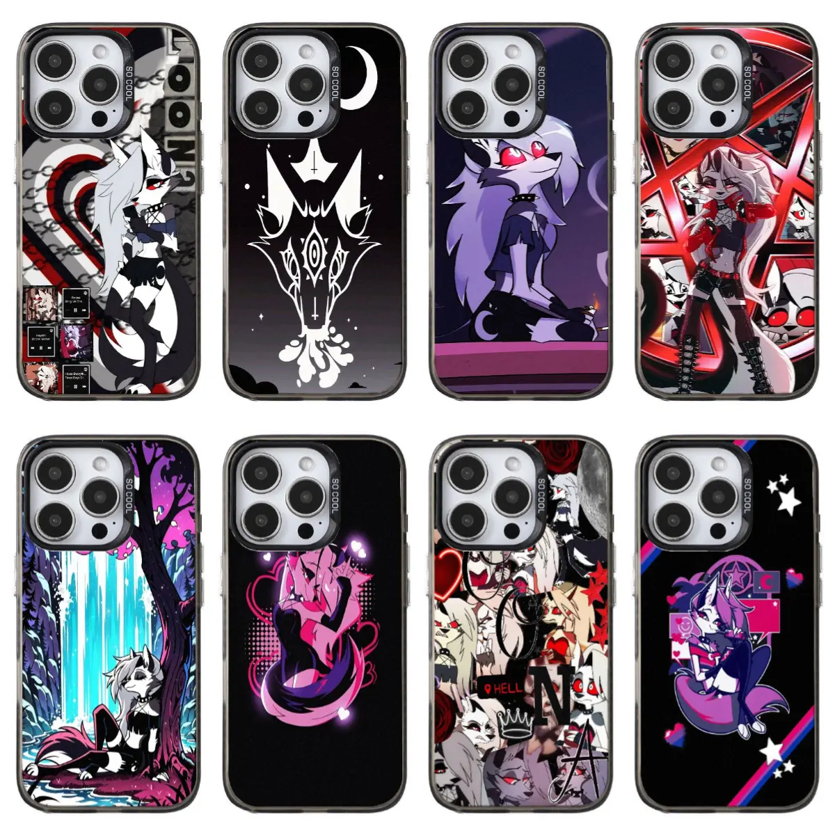 Loona Helluva Boss Durable phone case for iPhone 12, 13, 14, 15, 16, 17 Pro Max, Pro, Plus, and 17 Air,the perfect gift for her or him, ideal for parties.