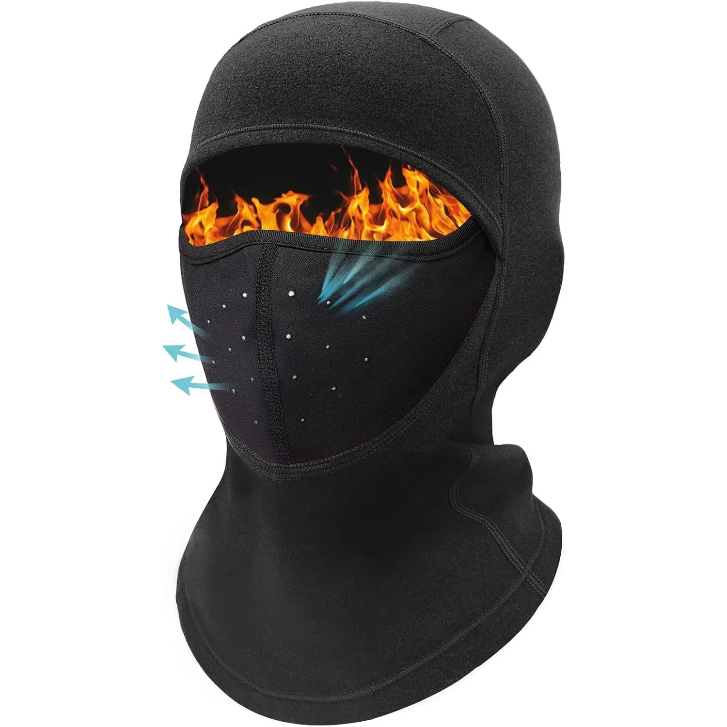 Kids Balaclava Ski Mask (with Breathable Holes) Windproof Winter Fleece Neck Face Warmer Boys Girls
