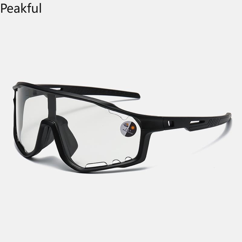 Cycling Sunglasses Photochromic Glasses for Men Sun Mountain Bike Road Bicycle Eyewear Cycle Goggles Sports UV400 MTB