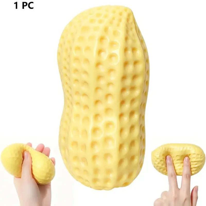 Realistic Peanut Squishie, Stress Relief Toy, Decompression Squeeze, Anxiousness Reduction, Ideal Party Gift, Slow Rising Texture, Fun Sensory Experience, Squishy Sensory Fidgets, Fidget Sensory Product