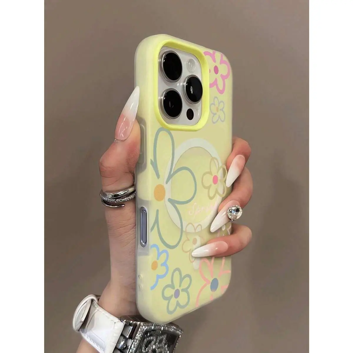 Pastel Flower Garden phone case