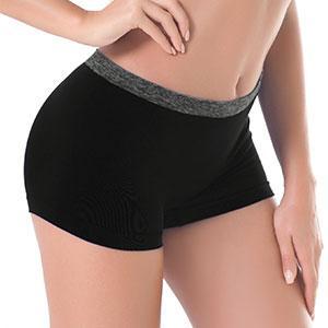 SUNDAY MIRTH Women's Seamless Boyshort Panties Nylon Spandex Underwear Stretch Boxer Briefs Pack of 5