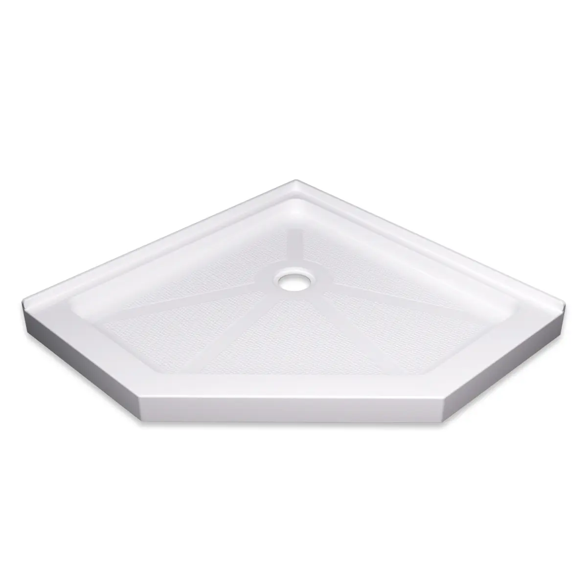 36*36*3.55 INCH Neo-Angle Shower Base  For Bathroom Shower Door --White