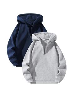 men's plain half zip up thermal lined hoodie, hoodies for men, regular fit casual cozy fashion warm drop shoulder long sleeve hooded sweatshirt for fall & winter, men's clothes for daily wear, mens clothing, hoodies for men, menswear,  gifts for him