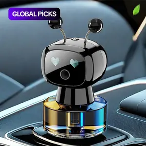 Intelligent car air freshener, smart perfume atomizer, portable car aroma diffuser, Car Aromatherapy Machine, Car accessory, adjustable fragrance intensity in four levels, available in two scents: cologne and ocean
