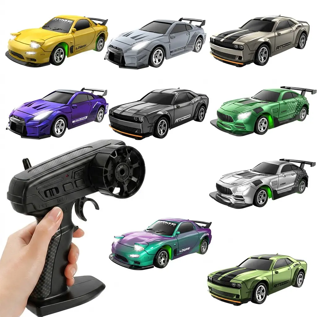 Remote Control Drift Car, Laser Racing Toy, Durable Shockproof, Multi-Player Interactive, Kids Electric Toy, Birthday Gift, USB PD Charging, Rc Car