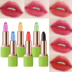 Aloe Vera Magic Color Changing Lipstick, Tinted Makeup Glossy Lip Balm, Natural Long Lasting Moisturizing Lipstick for Women Valentine'S Day Gifts