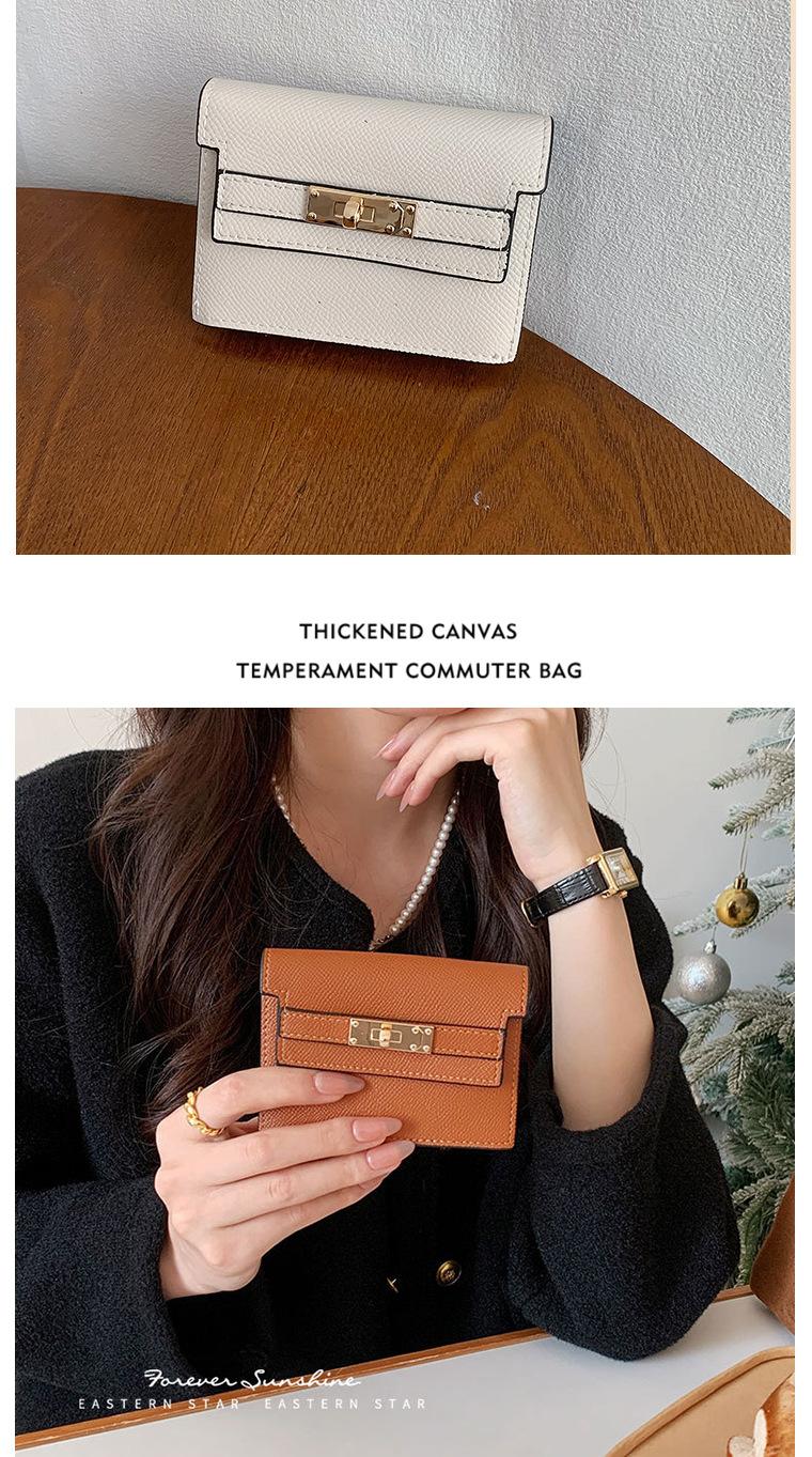 Ladies new compact Internet celebrity change purse multi-card premium organ card bag card clip