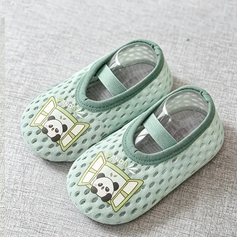 Baby First Steps Socks, Anti-Slip Indoor Socks for Kids, Breathable Mesh Soft Sole, Unisex Infant Floor Walker Socks, Lightweight Design
