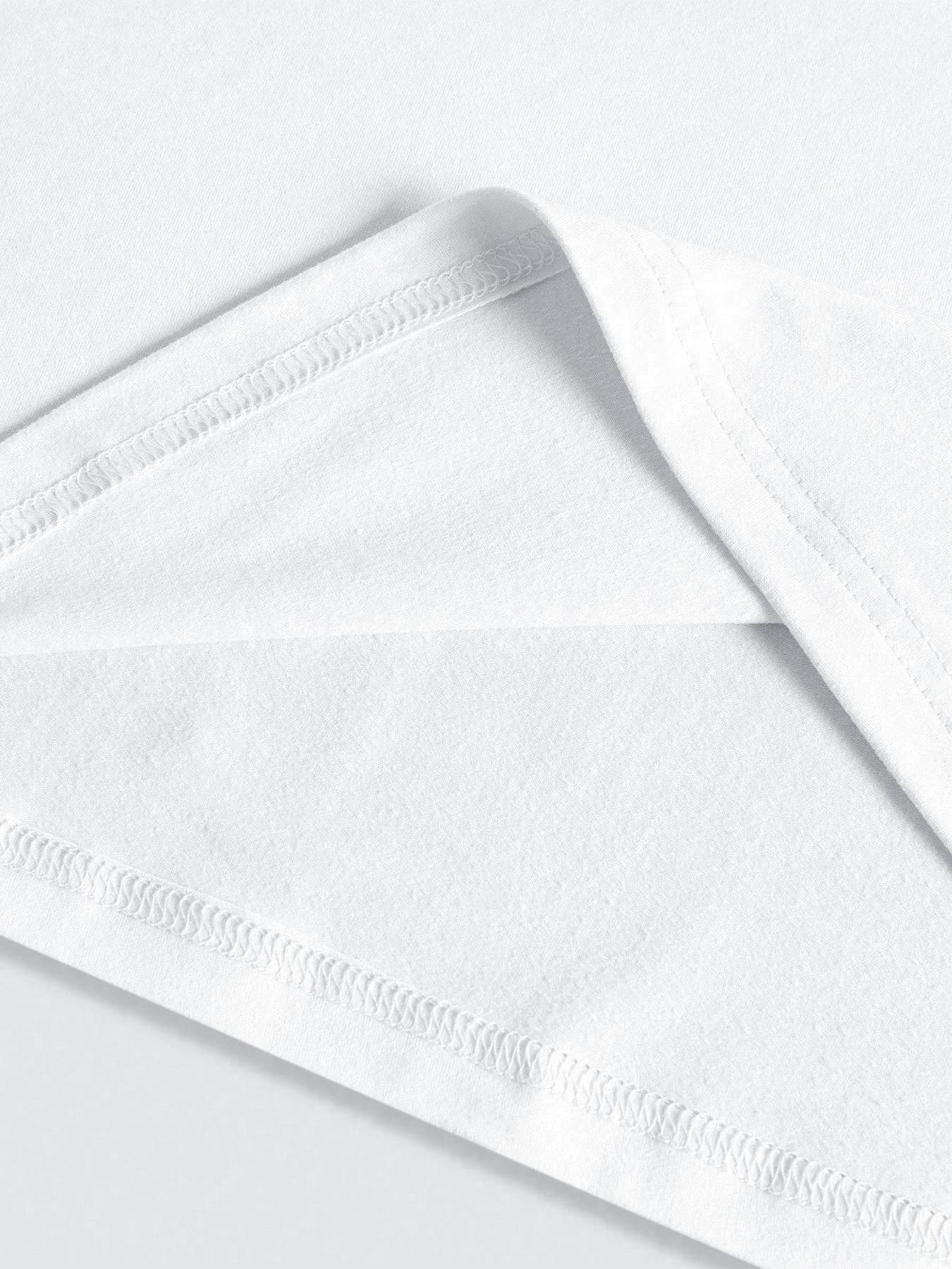 Men's Letter ＆ Number Print Long Sleeve Tee, Regular Fit Casual Street T-shirt for Daily Wear, Men's Top for All Seasons