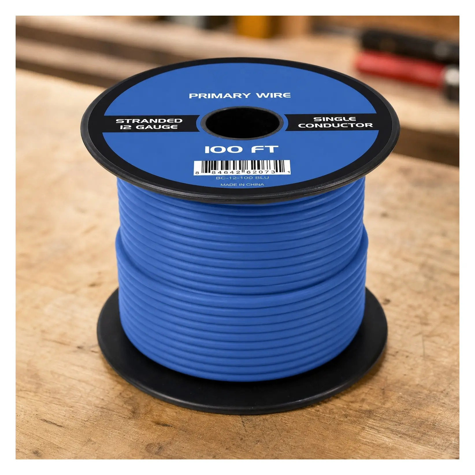 12 Gauge Automotive Primary Wire 100ft Blue – Durable Power/Ground Electrical Wiring for Trailer, Speaker & Lighting Circuits (Various Color Options)Gift