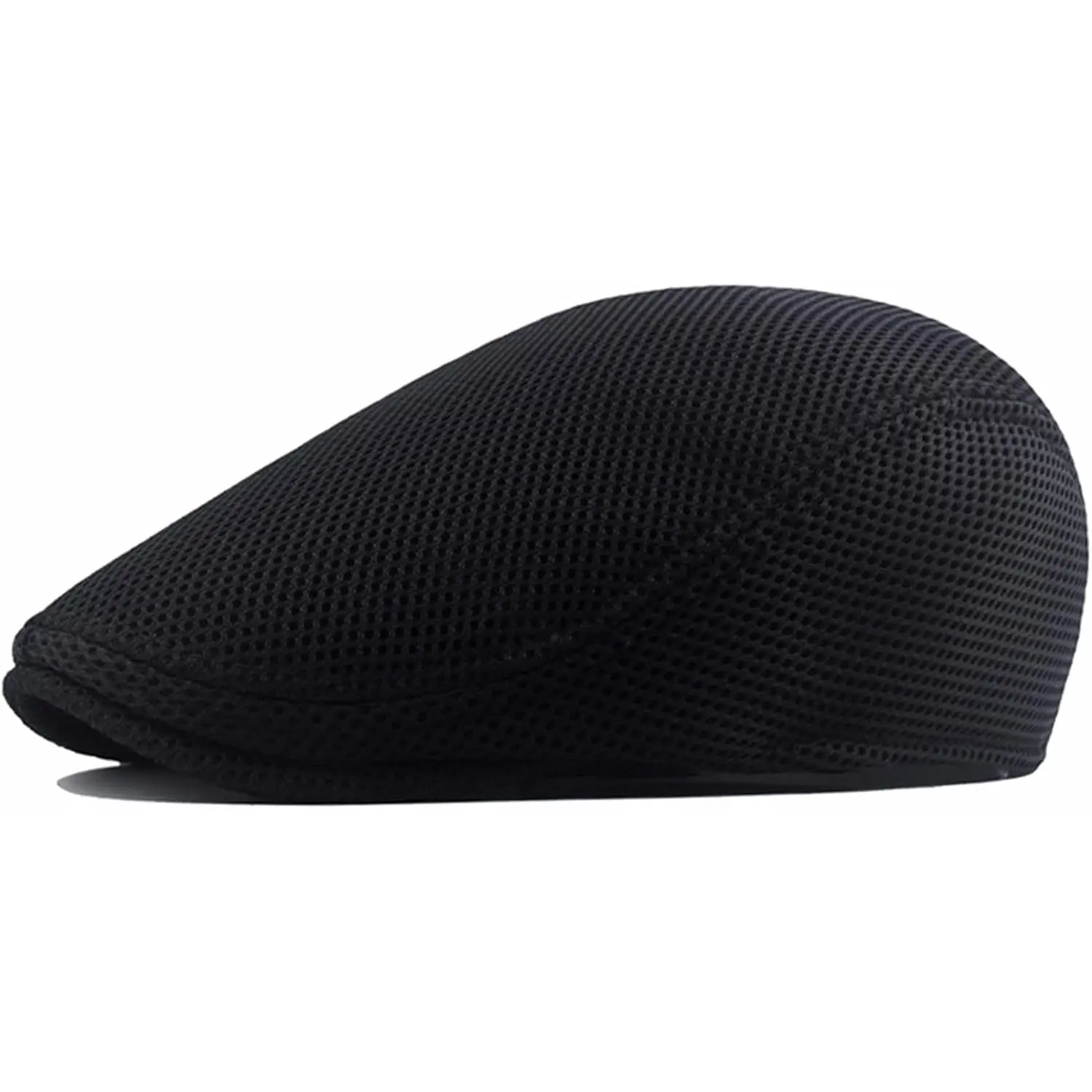 Men's Mesh Flat Cap Summer Breathable Newsboy Hats Beret Ivy Cap  Irish Cabbie Driving Hat Full  Wrap