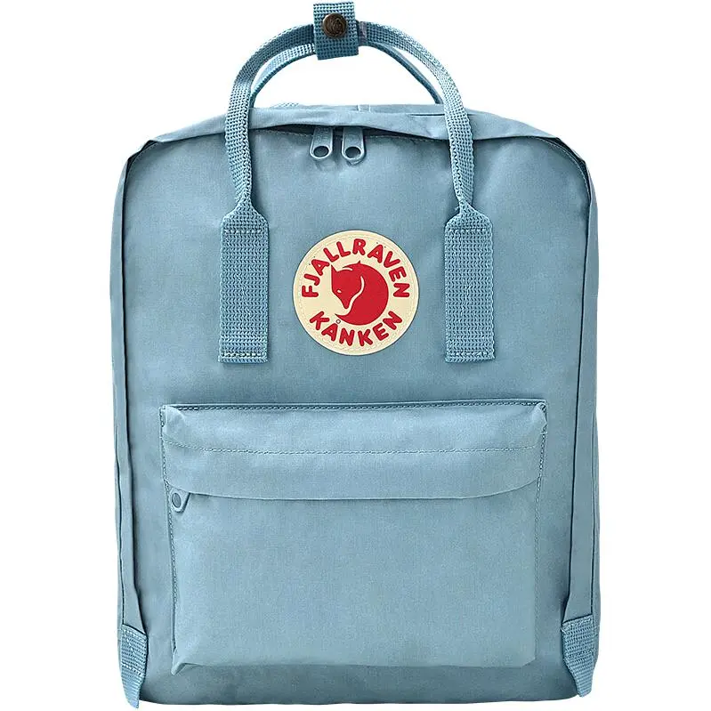 Fjallraven Kanken 16L Waterproof Backpack for Men and Women – Minimalist Design in Sky Blue